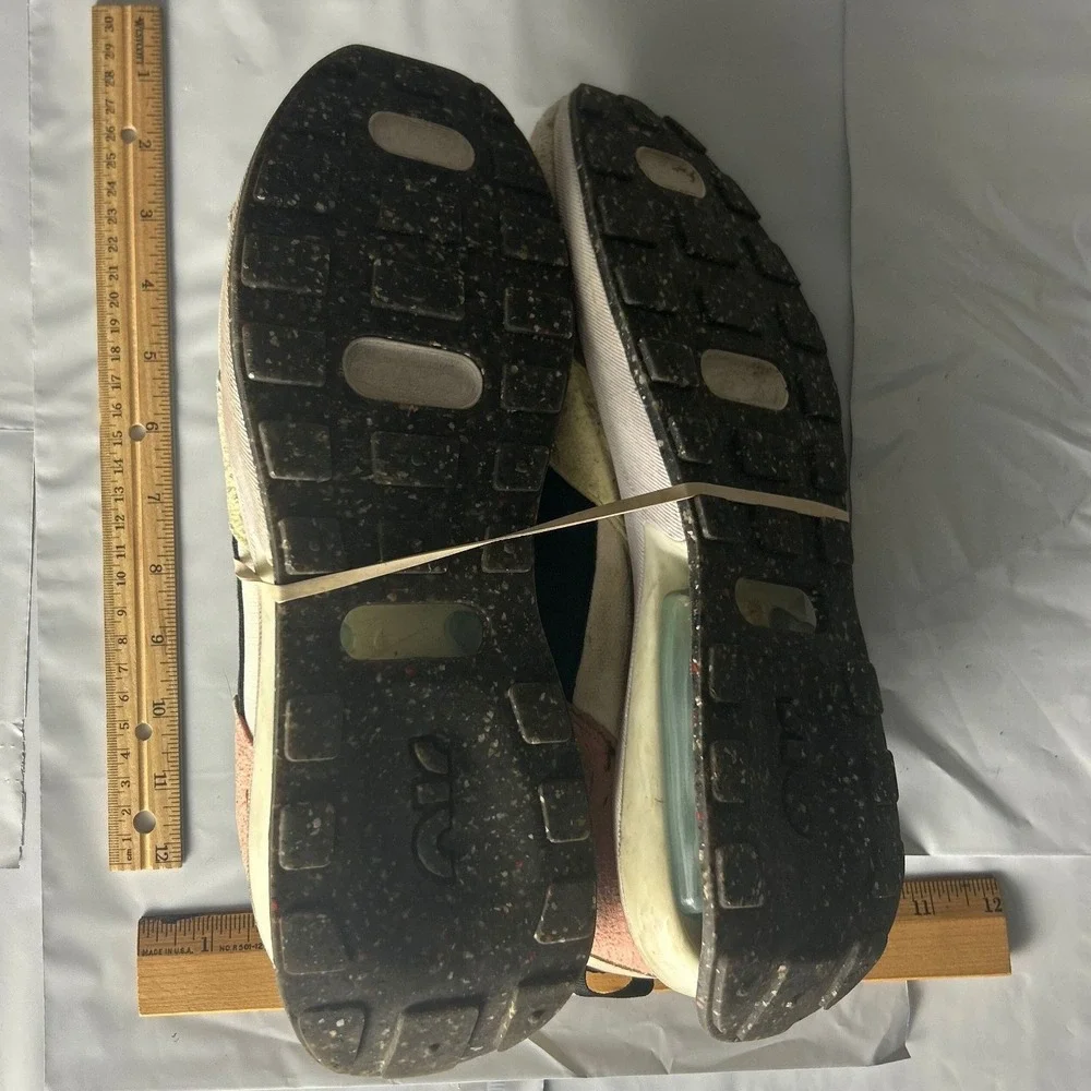 Nike Moon Racer‎ QS Sail Black Running Shoes Waffle Style Sneakers Size 10.5